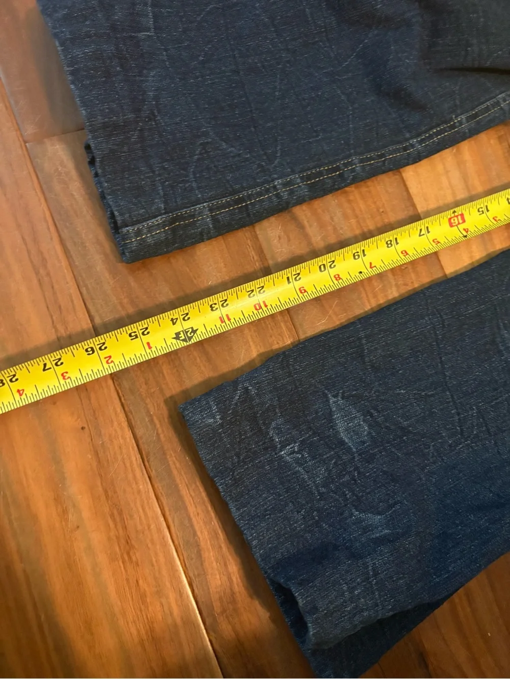 Vintage Apple Bottoms Jeans Size 11/12 Dark Wash Heart Pocket Y2K Bootcut (1353)